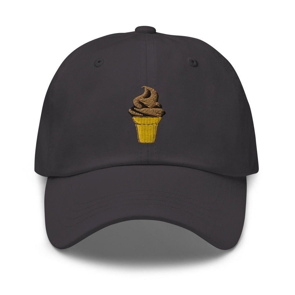 Ice Cream Hat - Chocolate Soft Serve Cone