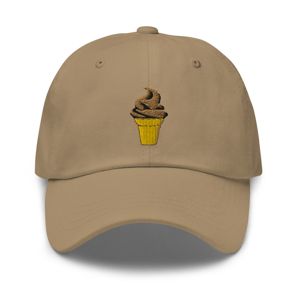 Ice Cream Hat - Chocolate Soft Serve Cone