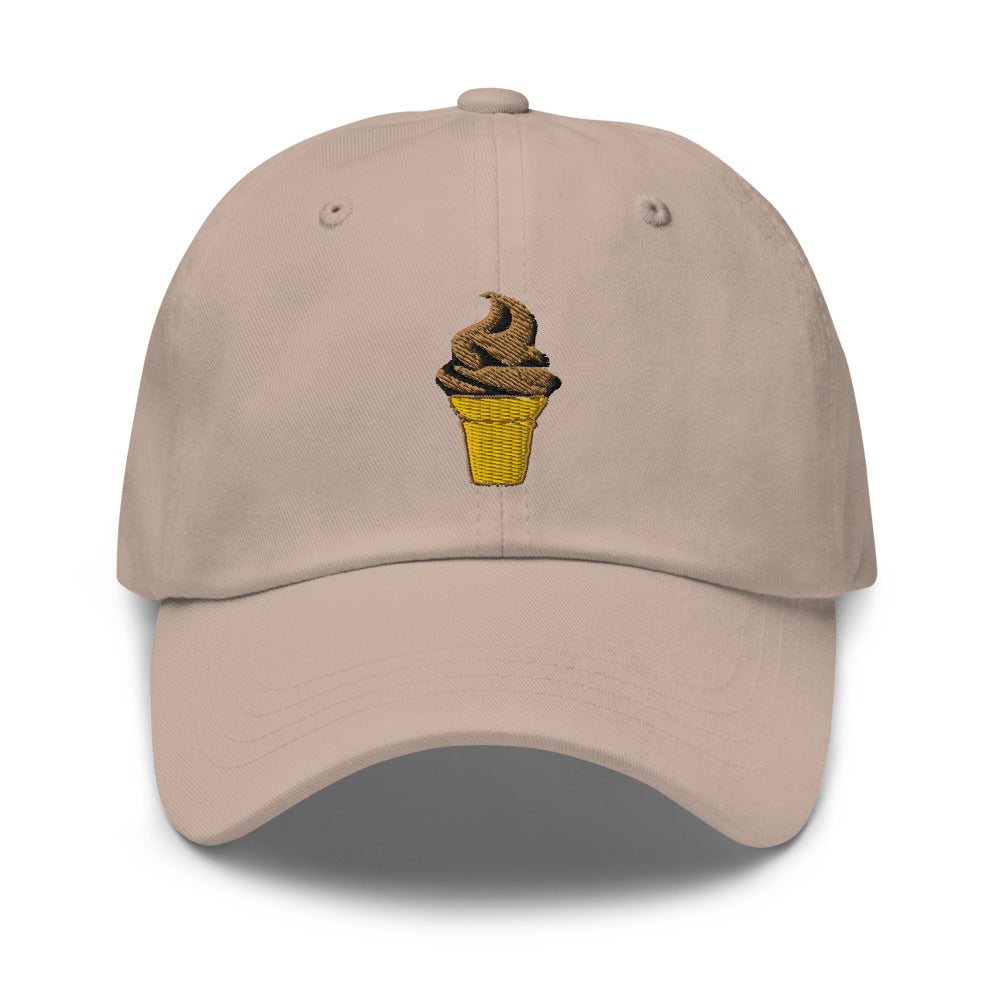 Ice Cream Hat - Chocolate Soft Serve Cone