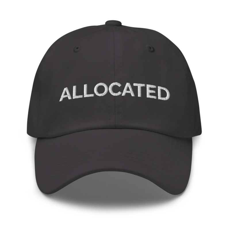 Allocated Hat - Dark Grey