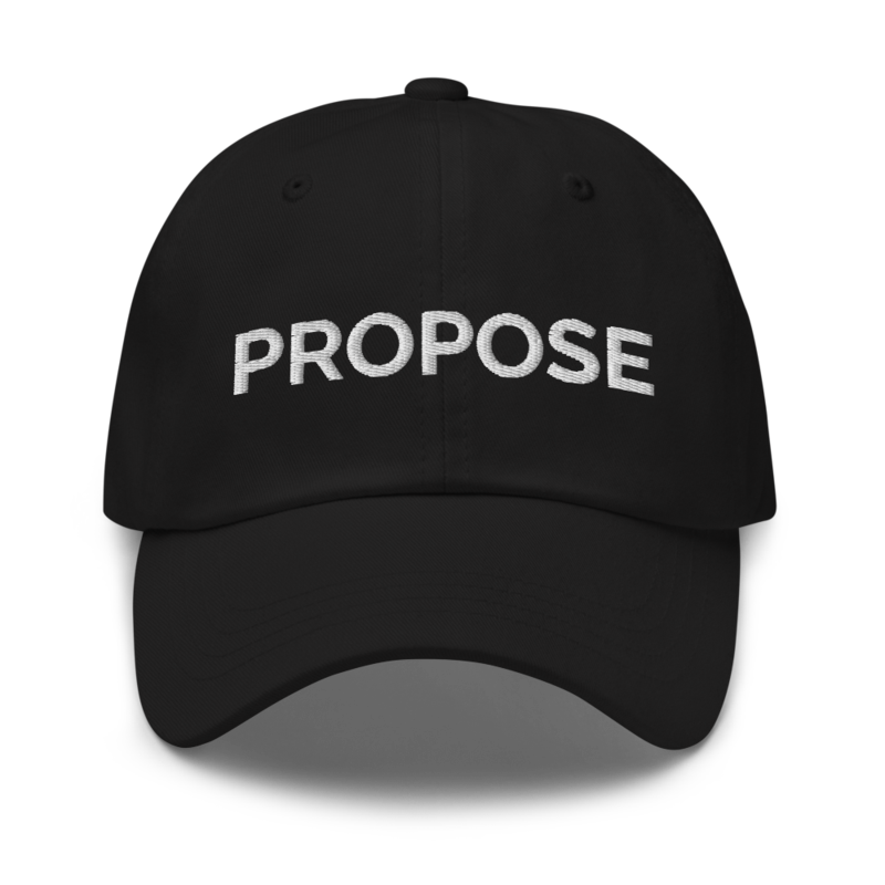 Propose Hat - Black