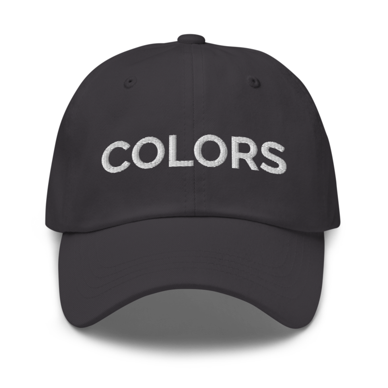 Colors Hat - Dark Grey