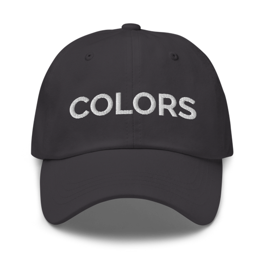 Colors Hat - Dark Grey