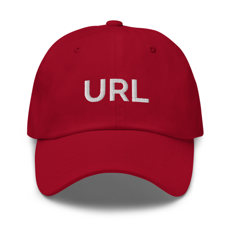 Url Hat - Cranberry