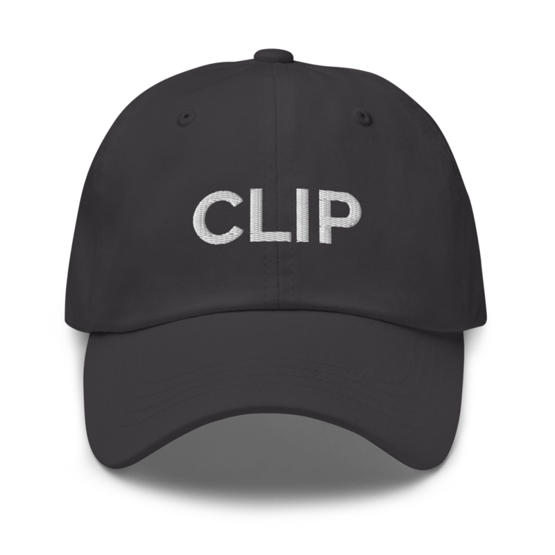 Clip Hat - Dark Grey