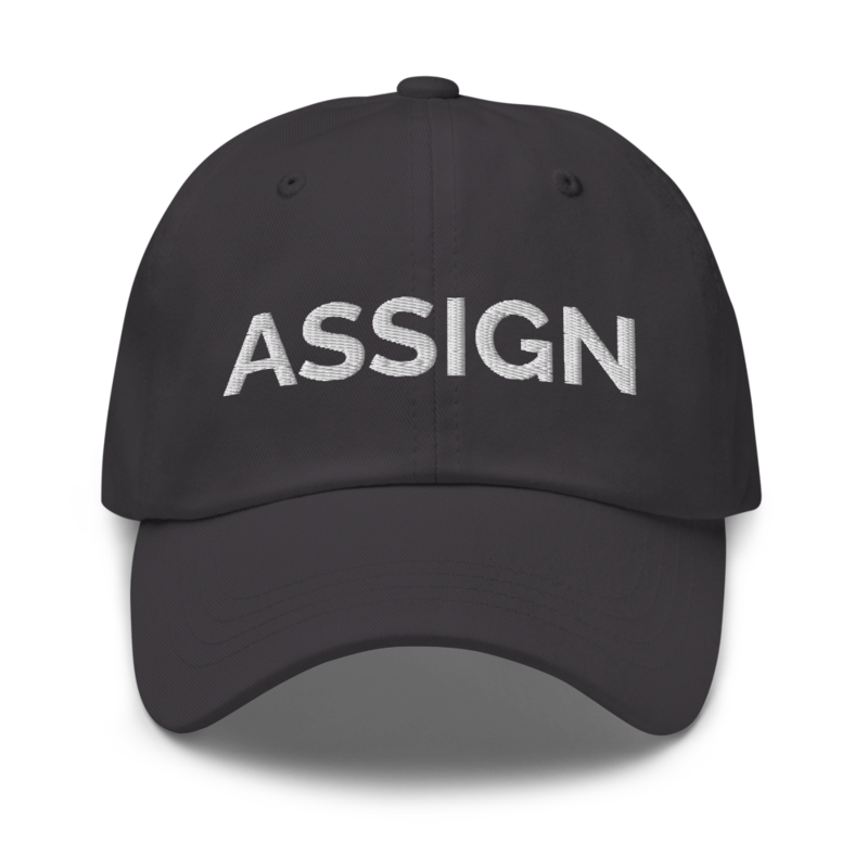 Assign Hat - Dark Grey