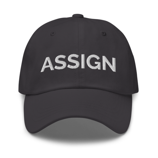 Assign Hat - Dark Grey