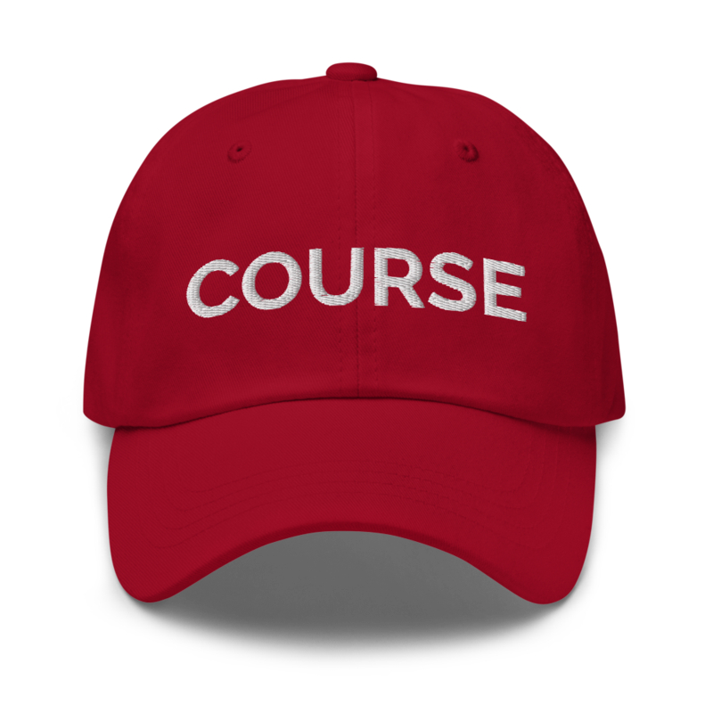 Course Hat - Cranberry