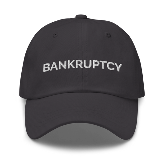 Bankruptcy Hat - Dark Grey