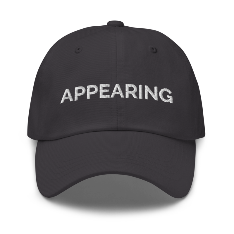 Appearing Hat - Dark Grey