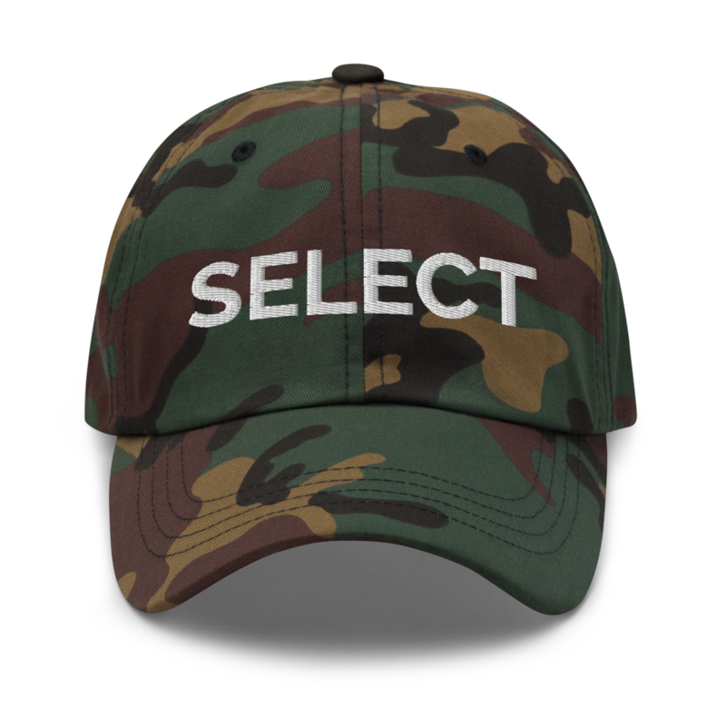 Select Hat - Green Camo