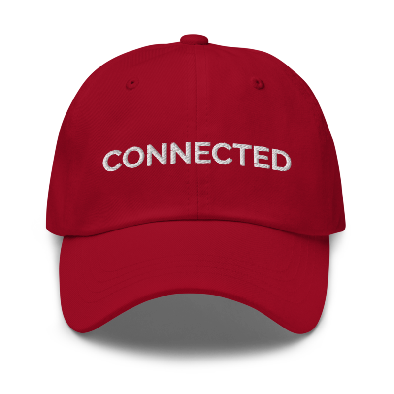 Connected Hat - Cranberry