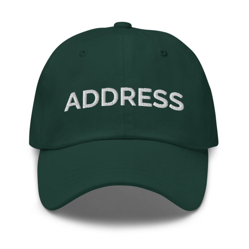 Address Hat - Spruce