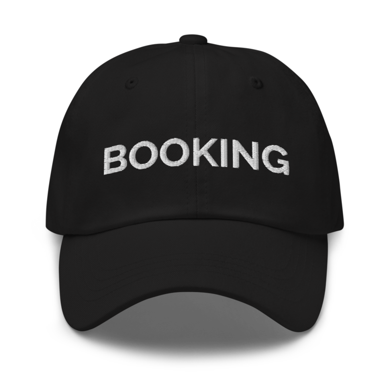 Booking Hat - Black
