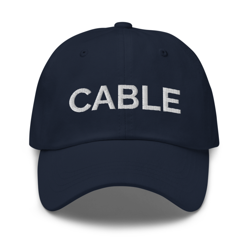 Cable Hat - Navy