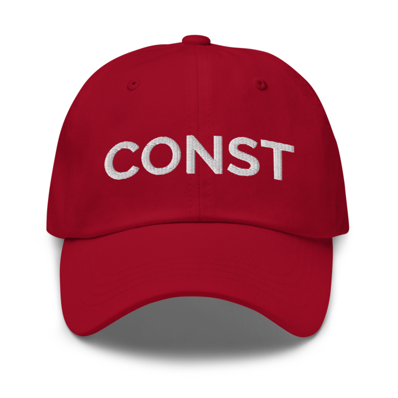 Const Hat - Cranberry