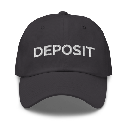 Deposit Hat - Dark Grey