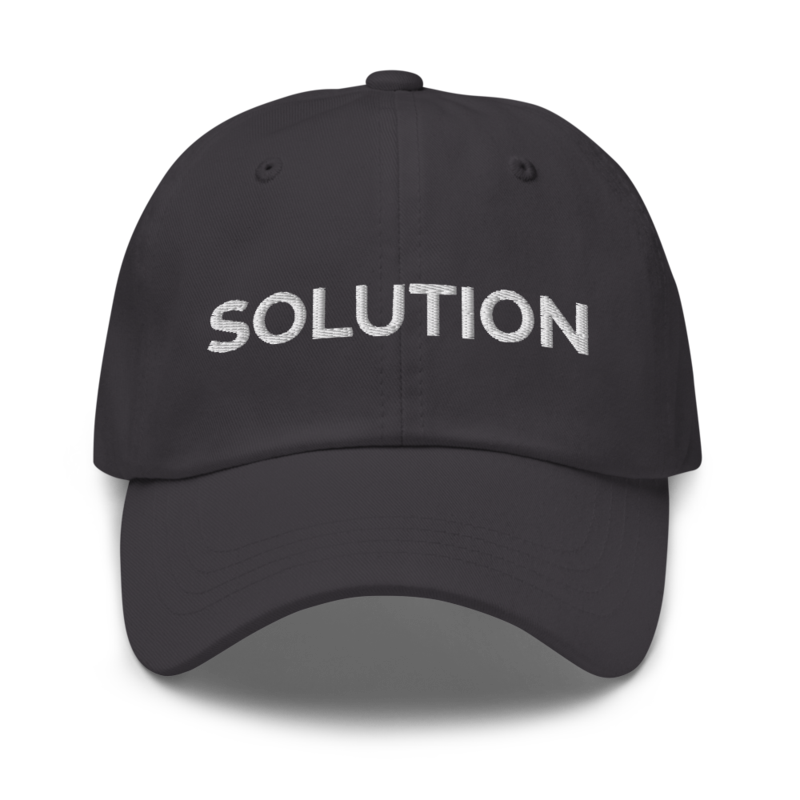 Solution Hat - Dark Grey