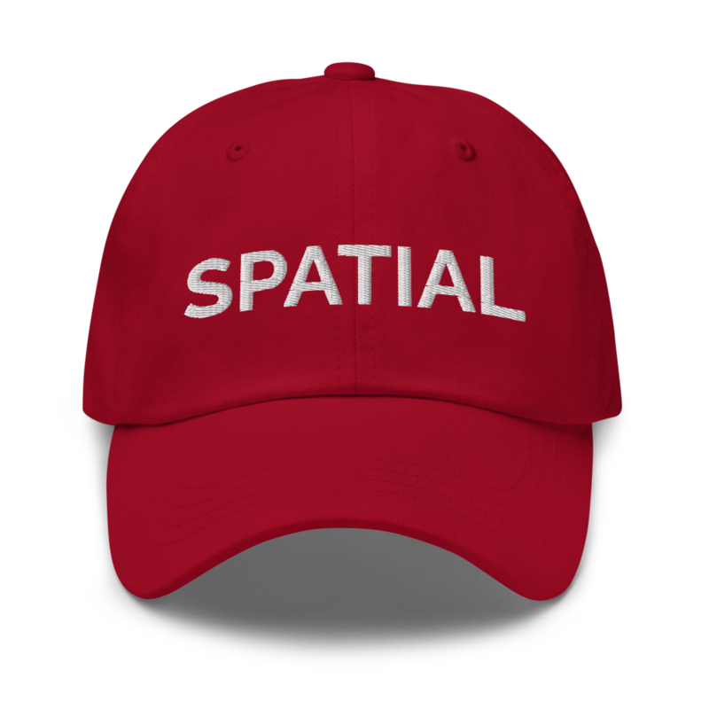 Spatial Hat - Cranberry