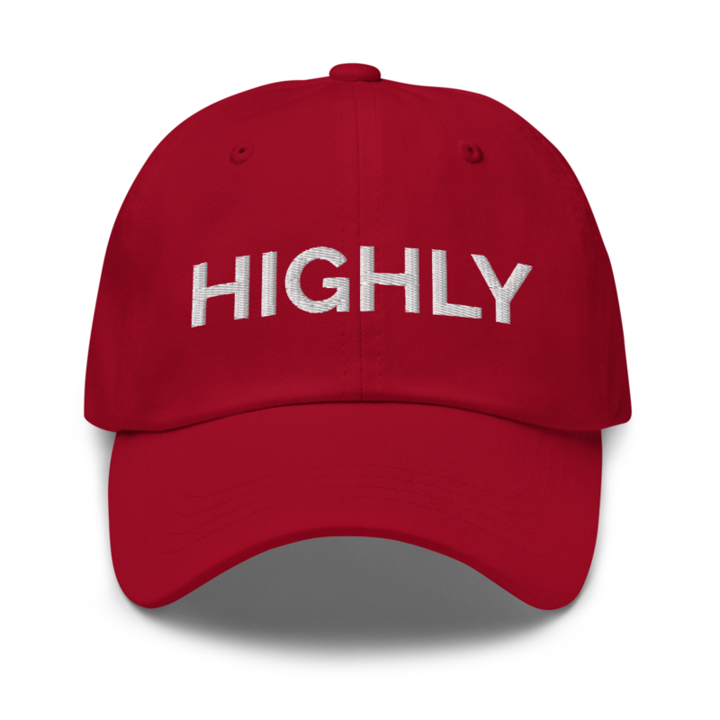 Highly Hat - Cranberry