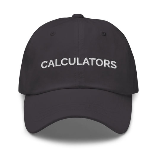 Calculators Hat - Dark Grey