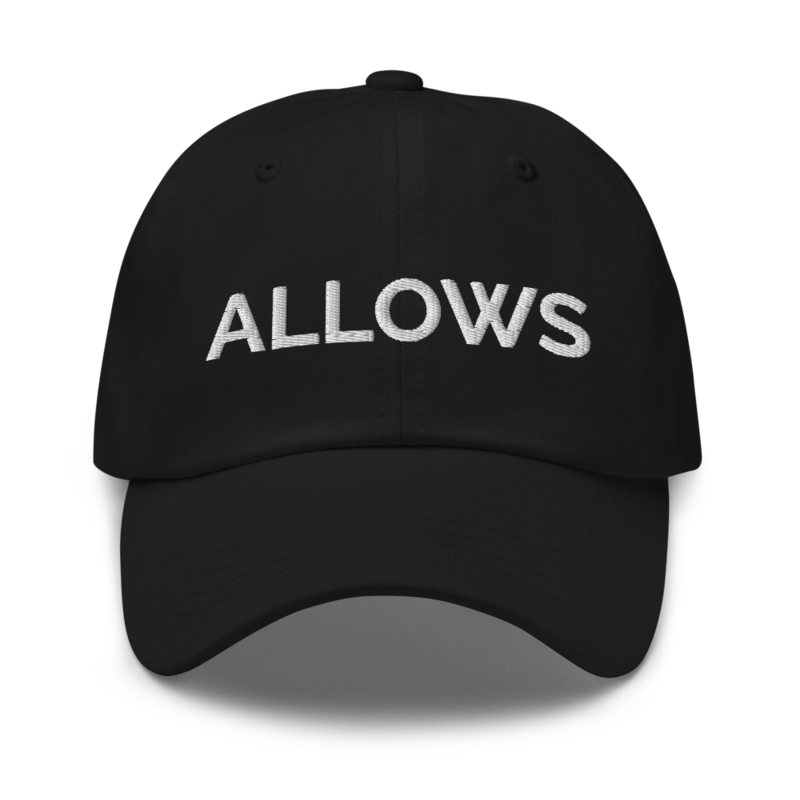 Allows Hat - Black