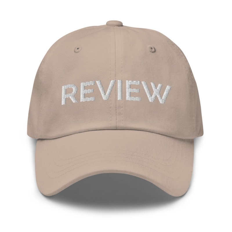 Review Hat - Stone