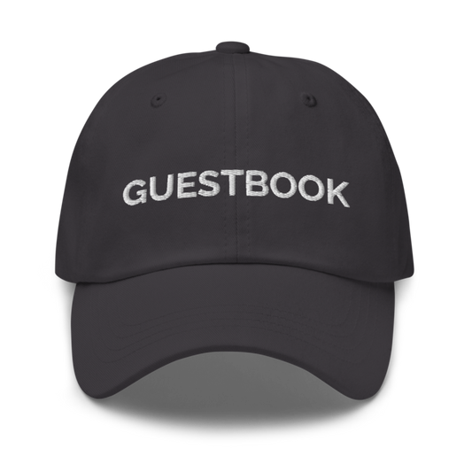 Guestbook Hat - Dark Grey