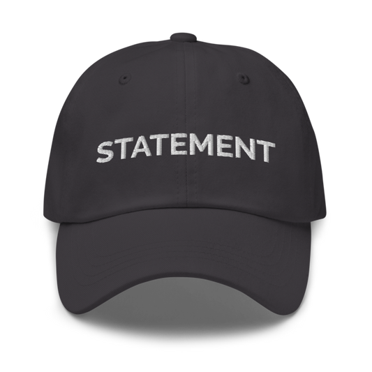 Statement Hat - Dark Grey