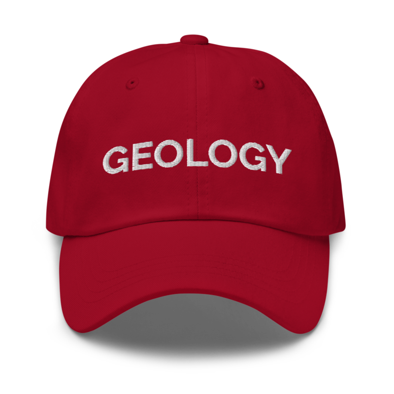 Geology Hat - Cranberry