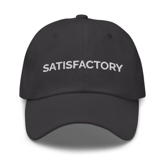 Satisfactory Hat - Dark Grey