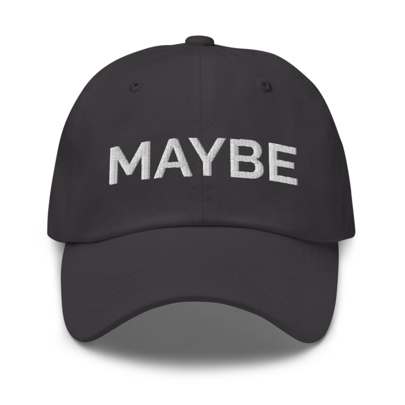 Maybe Hat - Dark Grey