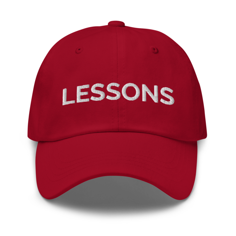 Lessons Hat - Cranberry