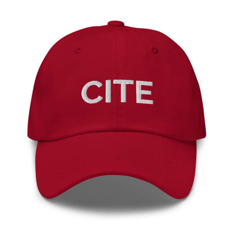 Cite Hat - Cranberry