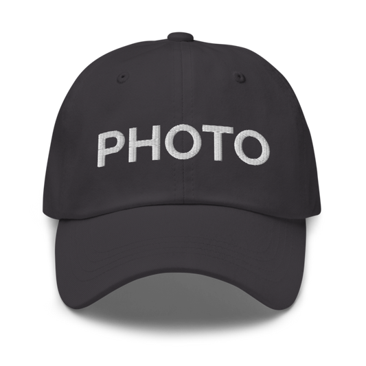 Photo Hat - Dark Grey