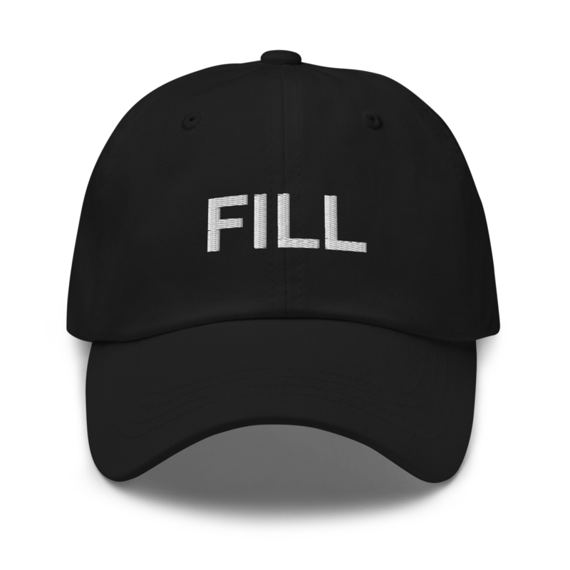 Fill Hat - Black