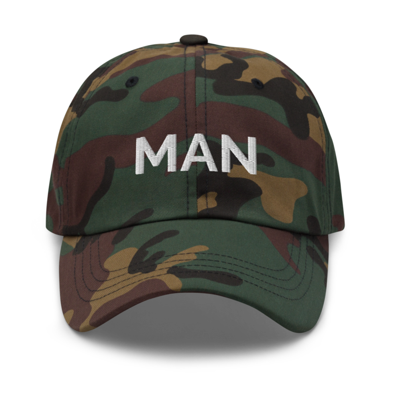 Man Hat - Green Camo