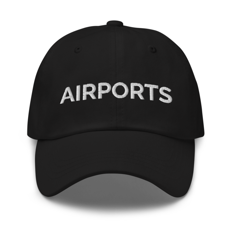 Airports Hat - Black