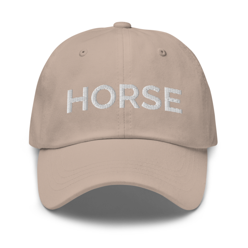 Horse Hat - Stone