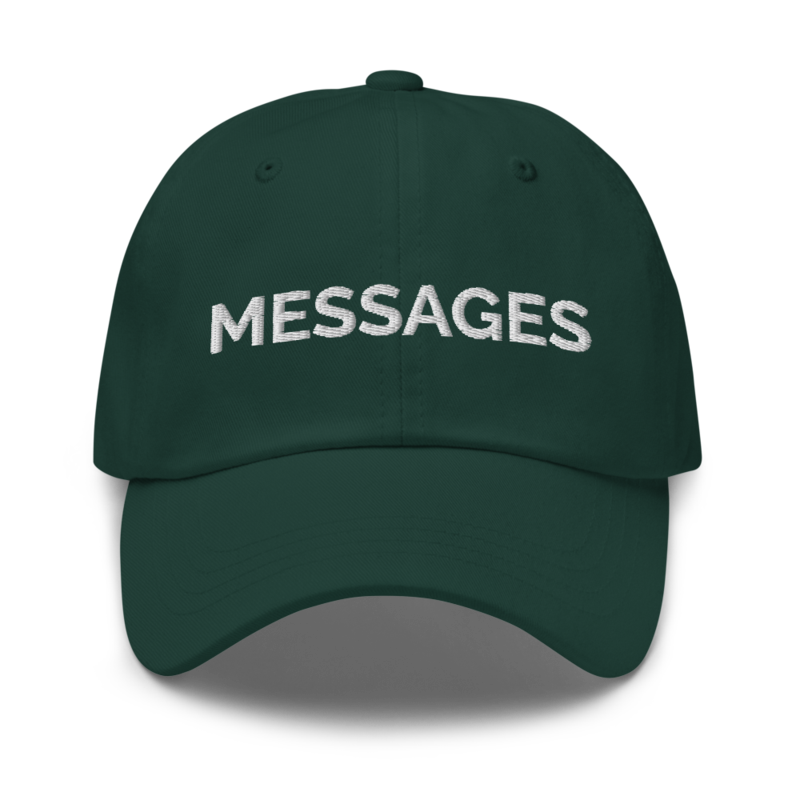 Messages Hat - Spruce