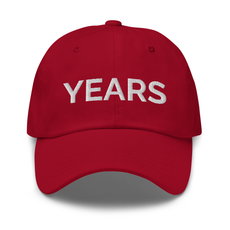 Years Hat - Cranberry