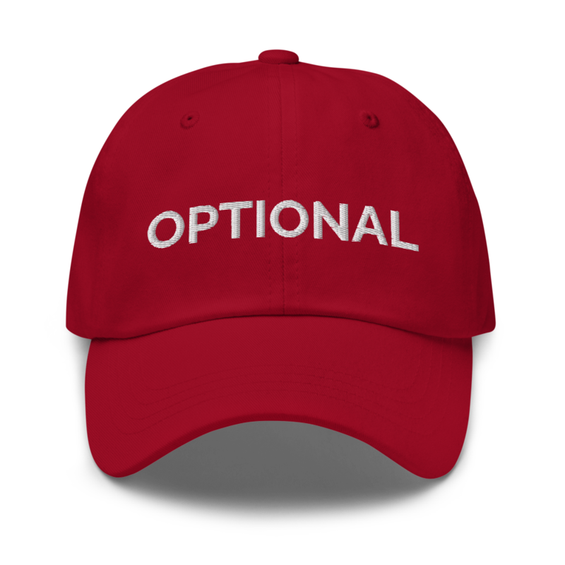 Optional Hat - Cranberry