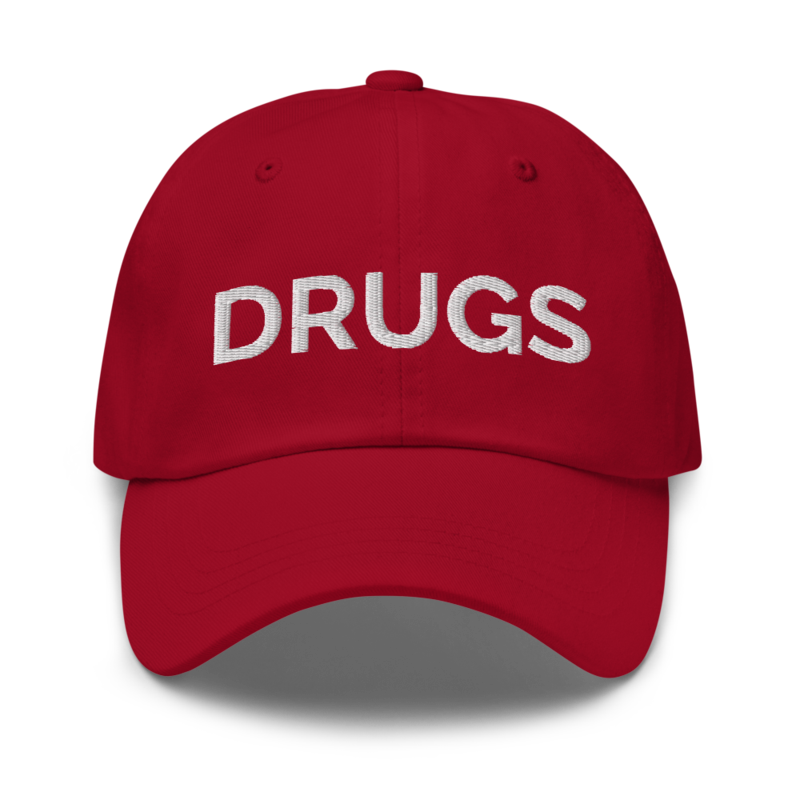 Drugs Hat - Cranberry