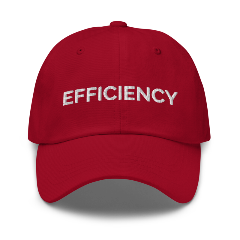 Efficiency Hat - Cranberry