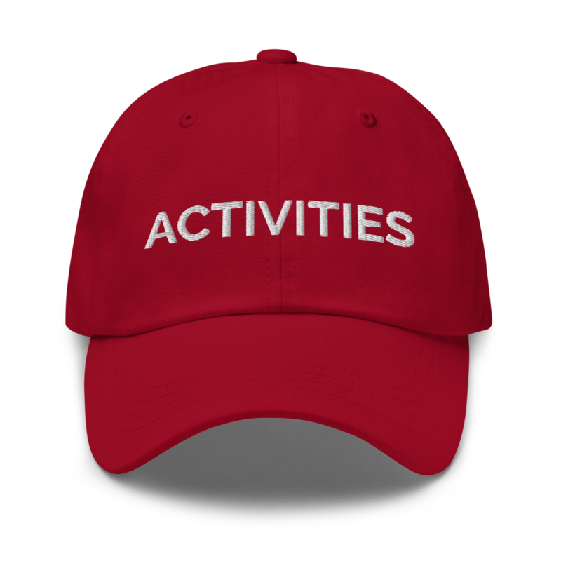 Activities Hat - Cranberry