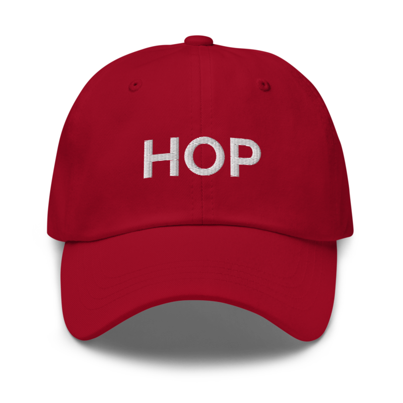 Hop Hat - Cranberry