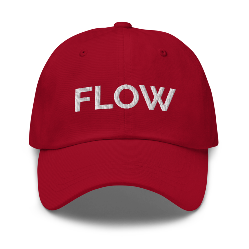 Flow Hat - Cranberry