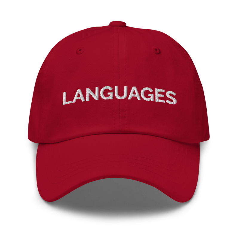 Languages Hat - Cranberry