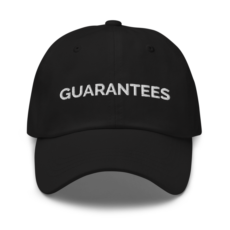 Guarantees Hat - Black