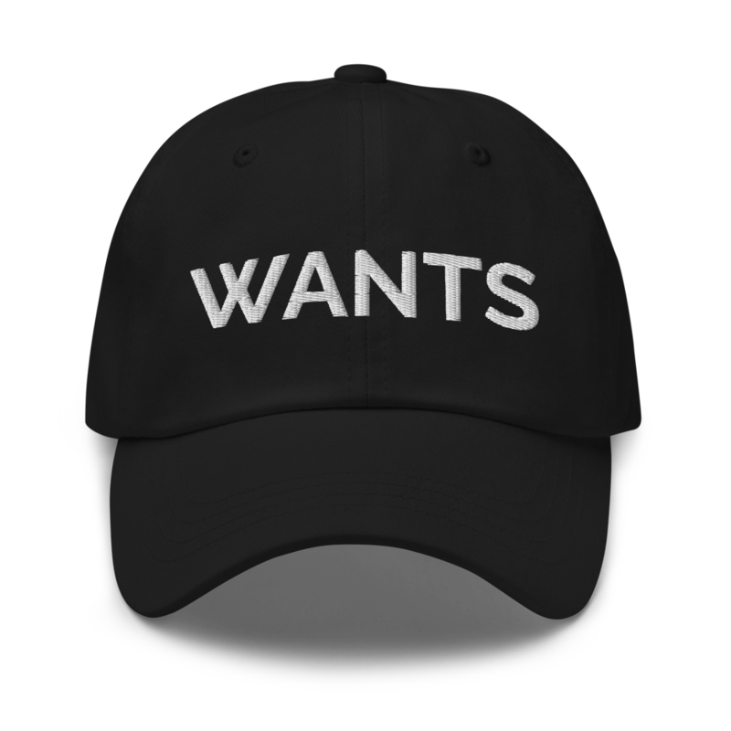 Wants Hat - Black